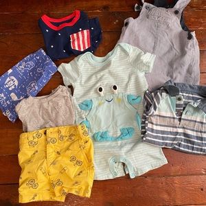 Summer outfit bundle size 12 months
